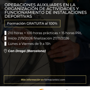 Operacions auxiliars en l'organització d'activitats i el funcionament d'instal·lacions esportives