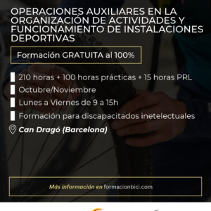 Operacions auxiliars en l'organització d'activitats i el funcionament d'instal·lacions esportives